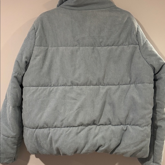 Women's Sky Blue Puffer Jacket - Picture 6 of 6